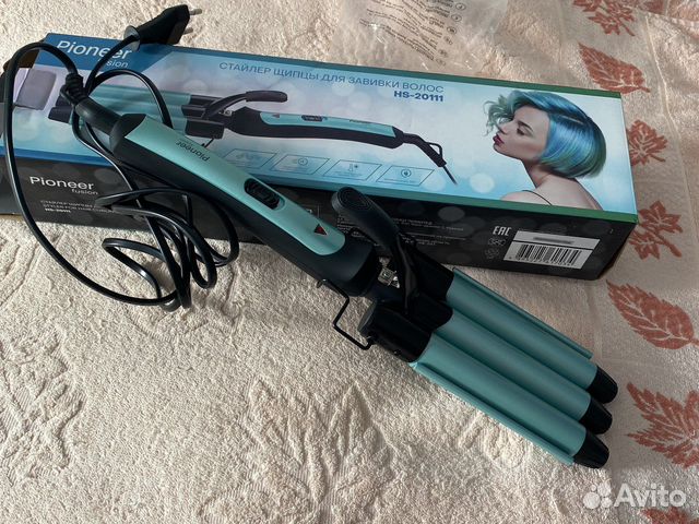 Плойка Стайлер для завивки волос, три волны