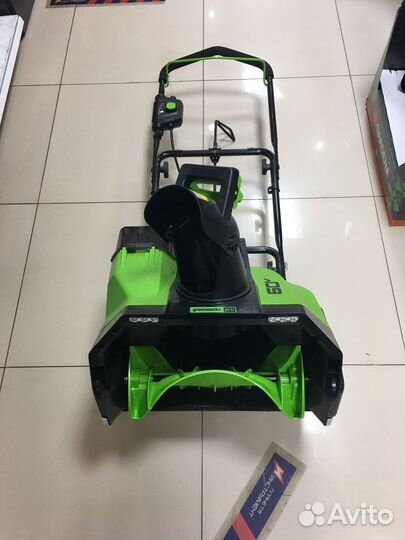 Акк. снегоуборочник greenworks GW GD60PST, 60В б/щ