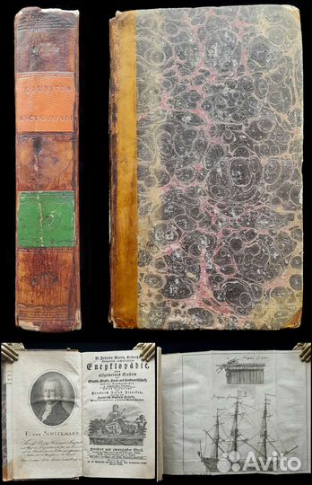 Энциклопедия Круница. 1812 г. Берлин. 19 л. гравюр