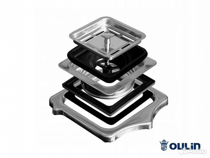 Адаптер для измельчителя пищевых отходов квадратны