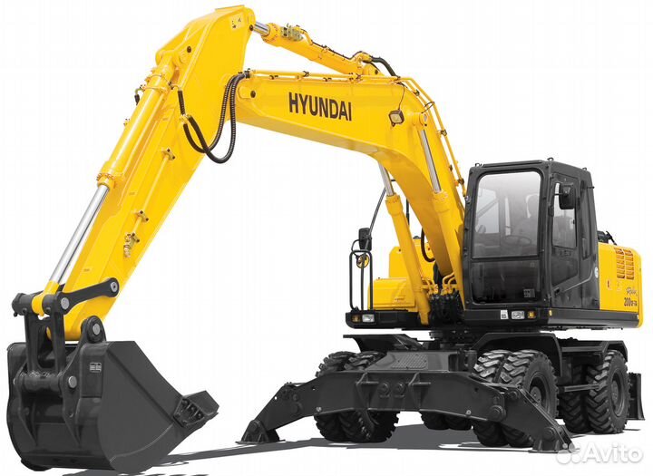 Экскаватор колёсный