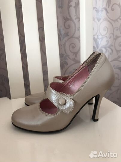 Туфли женские 37 размер натуральная кожа бу