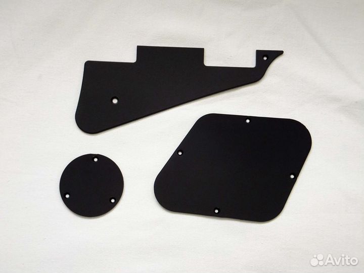 Набор пластика для гитар Les Paul чёрного цвета