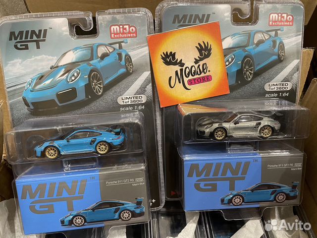 TSM model mini GT porsche 911 GT2 RS miami blue
