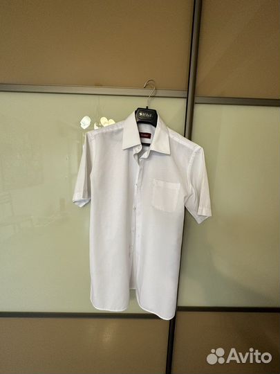 Рубашка белая для мальчика 44-46