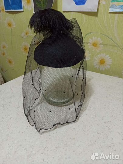 Шляпка с вуалью