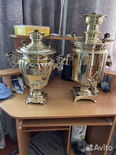 Самовары угольные, реставрированные