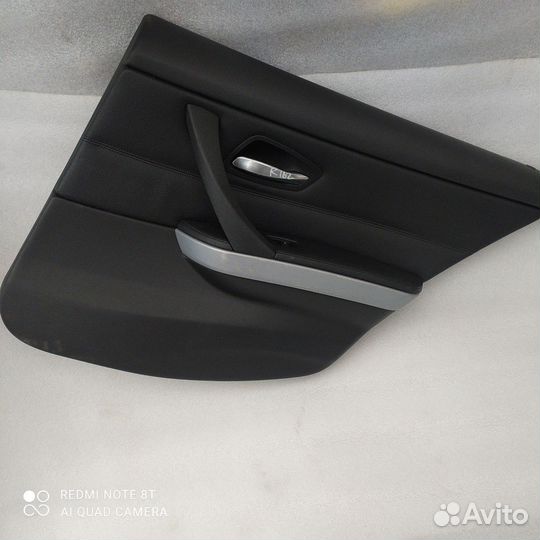 Обшивка карта двери bmw e90 седан