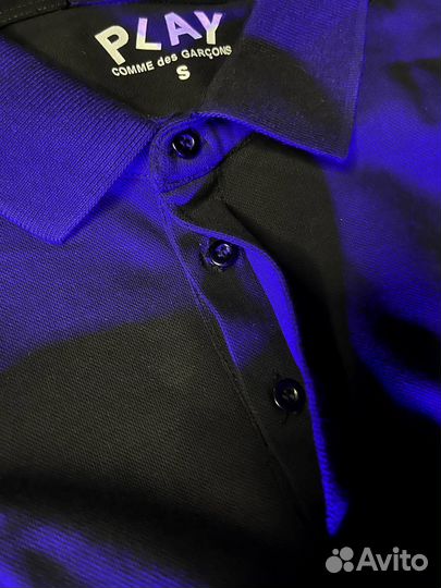 Хлопковый поло Comme Des Garsons