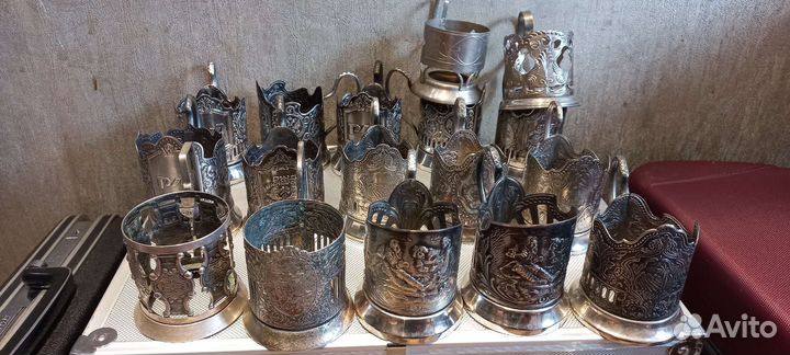 Подстаканник мельхиор СССР