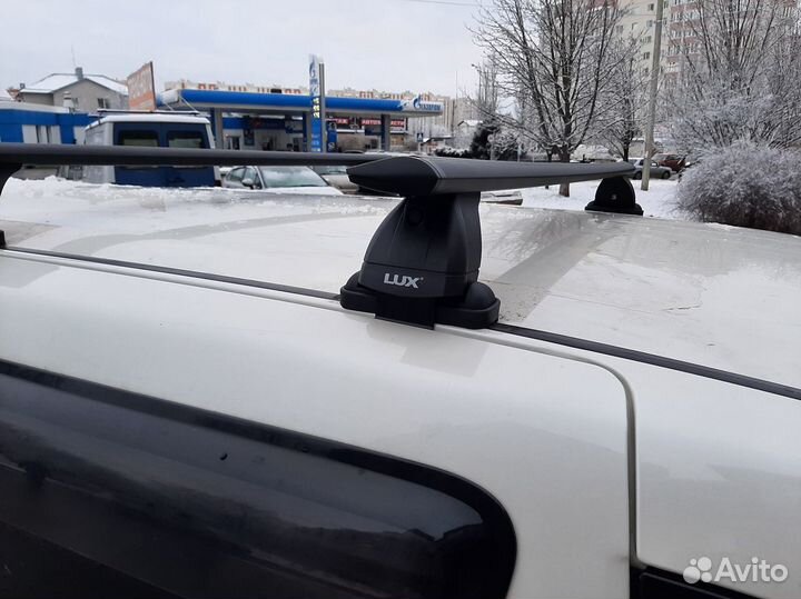 Багажник на крышу Toyota Alphard, Lux черный