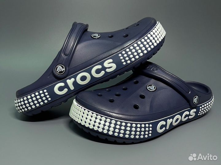 Crocs сабо мужские синие