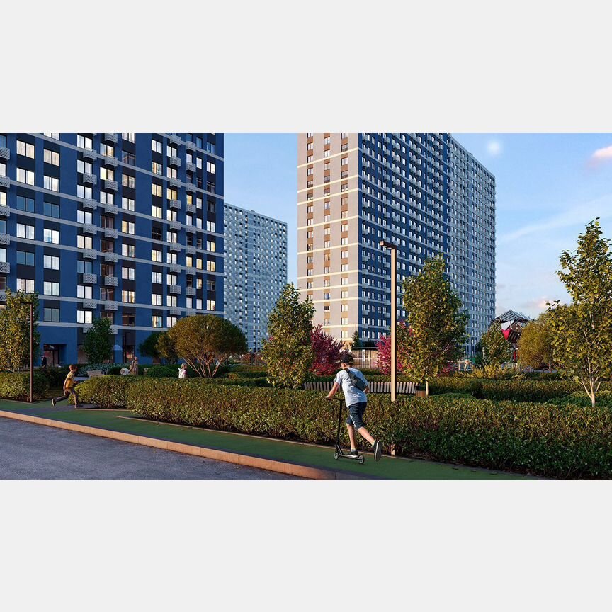 Квартира-студия, 21,8 м², 16/23 эт.