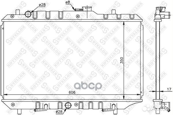 10-26265-SX радиатор системы охлаждения АКПП S