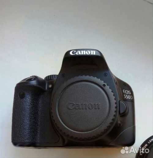 Зеркальный фотоаппарат Canon 550d не исправный