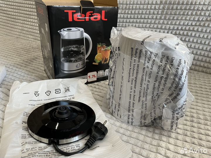 Чайник электрический Tefal новый 1.7 л