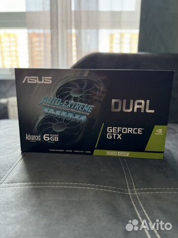 Видеокарта GTX 1660 Super 6gb Asus Dual