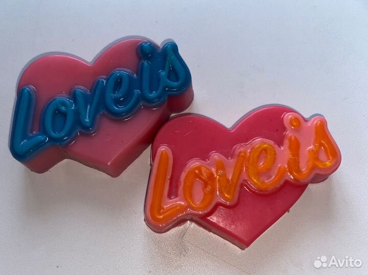 Мыло ручной работы Love is, подарок на 8 марта