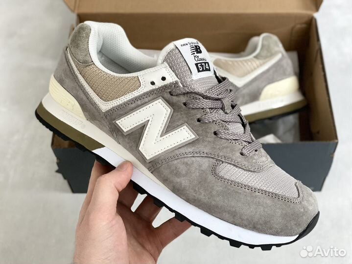 Кроссовки New Balance 574 Gray white