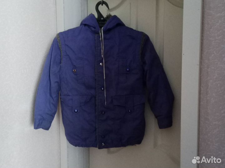 Куртка зимняя 90-х годов на мальчика