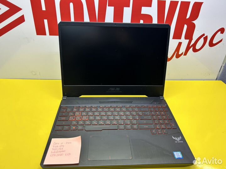Игровой ноутбук asus TUF GTX1060 6 gb