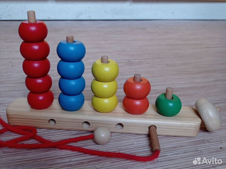 Деревянная пирамидка