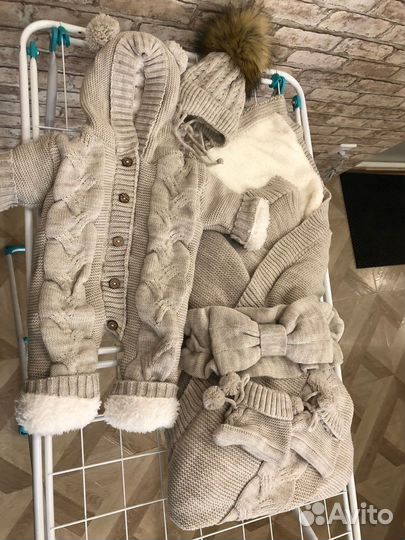 Комплект на выписку теплый