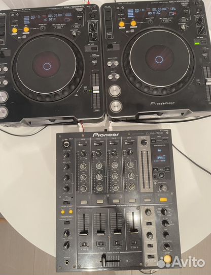 Dj комплект Pioneer DJM 700 и CDJ 1000 mk3