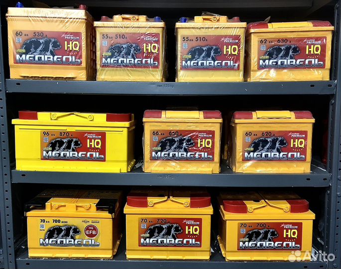 Медведь EFB 60Ah (Прямая полярность)