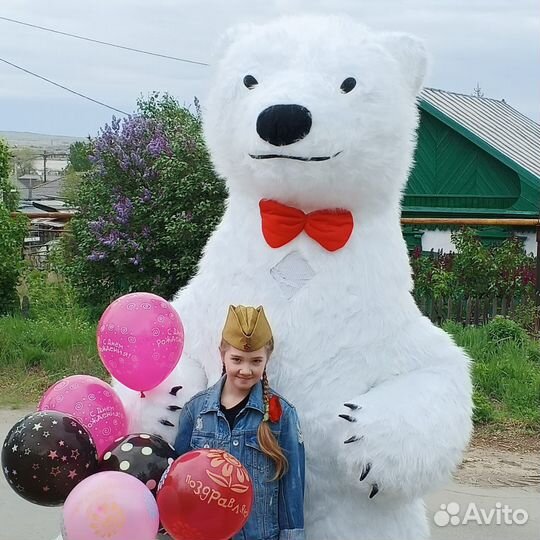 Мишка Панда 2,6м Аниматор Ростовая кукла