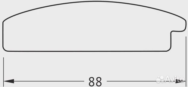 Зеркало Evoform Exclusive BY 3952 67x157 см медна