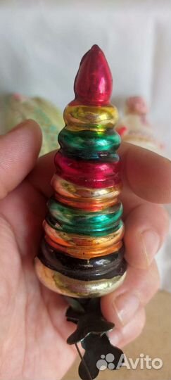 Елочные игрушки СССР на прищепке