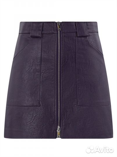 Пальто из эко кожи, юбка