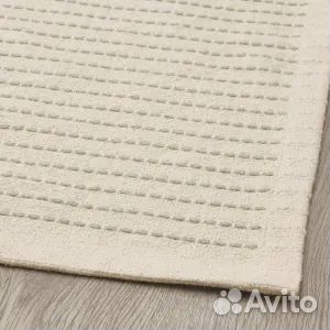 Ковер IKEA Starreklinte 80х150 см, бежевый/светло