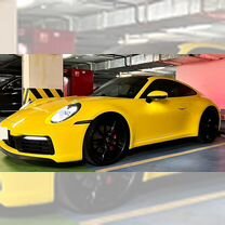 Porsche 911 Carrera 4S 3.0 AMT, 2019, битый, 203 341 км, с пробегом, цена 9 000 000 руб.