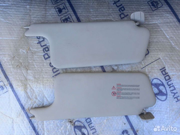 Рено сценик 2- солнцезащитные козырьки