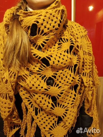 Шали ручная работа