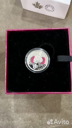 Монета 2018 3 Fine Silver Celebration of Love