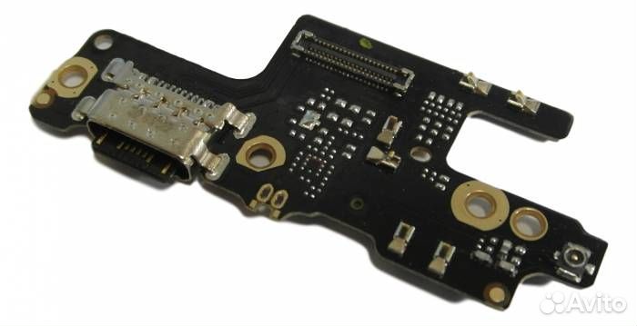 Шлейф Xiaomi Redmi Note 7/Pro/7S (плата) + разъем