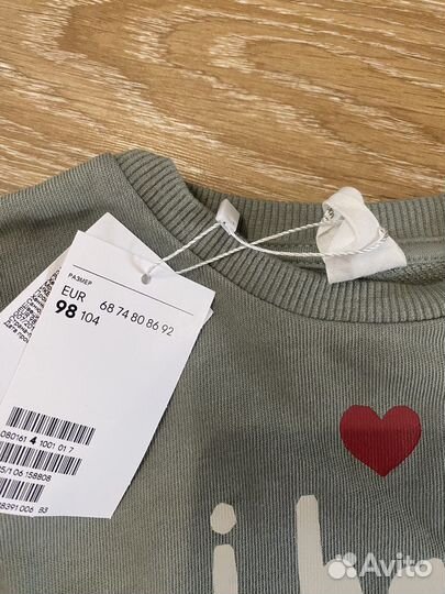 Толстовка h&m на девочку