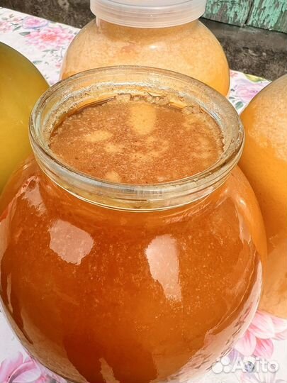 Мёд натуральный с сельской пасеки 3литра