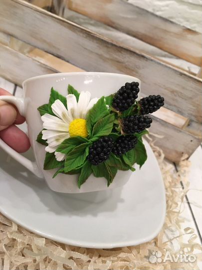 Чашка с декором