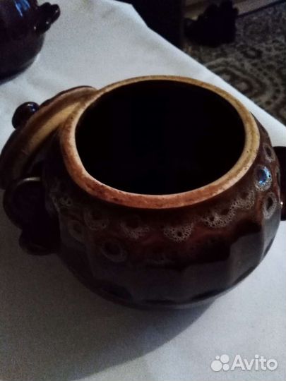 Керамические горшочки с блюдом