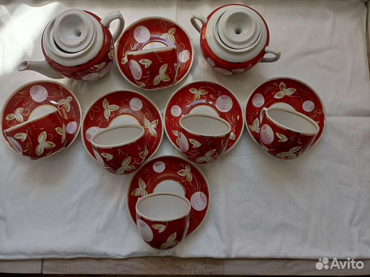 Чайный сервиз вербилки СССР Слива