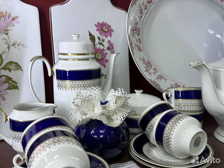 Старинный фарфор. Чайные и кофейные пары