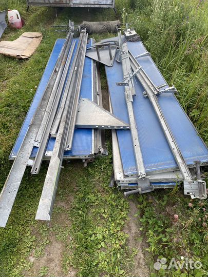 Ворота секционные подъемные бу