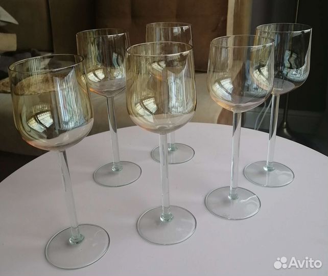 Бокалы Калининского стекольного завода 70х г