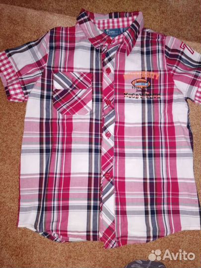 Рубашка на мальчика 122