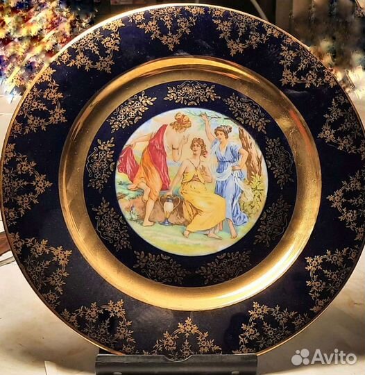 Тарелка Мадонна Богемия Чехословакия