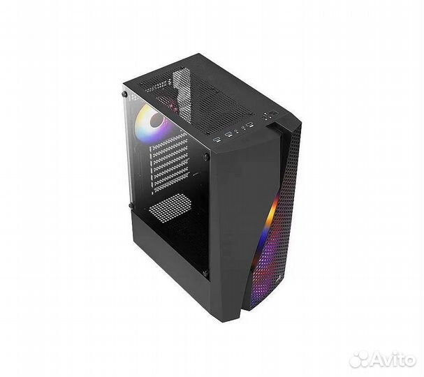 Компьютерный корпус Aerocool Wave-G-BK-v2, черный
